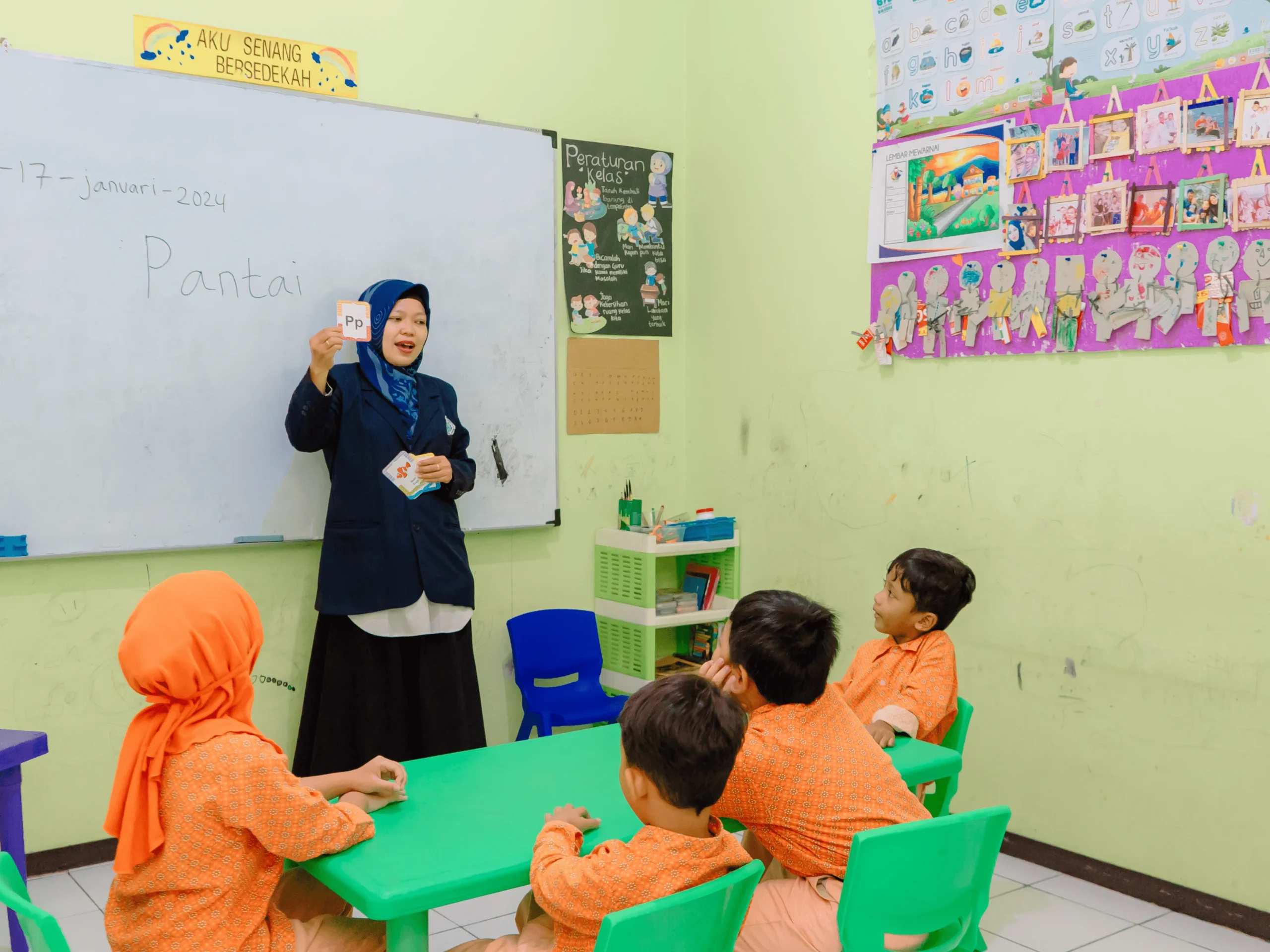 Suasana belajar cerah di TK Islam Tunas Cendekia Jakarta